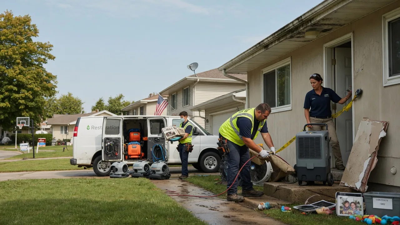 Water Damage Restoration in Andreas, PA near me
